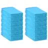 Dzīvnieku Apmācības Paklājs 50 Pcs Zila Un Balta 90 X 60 Cm Vidaxl