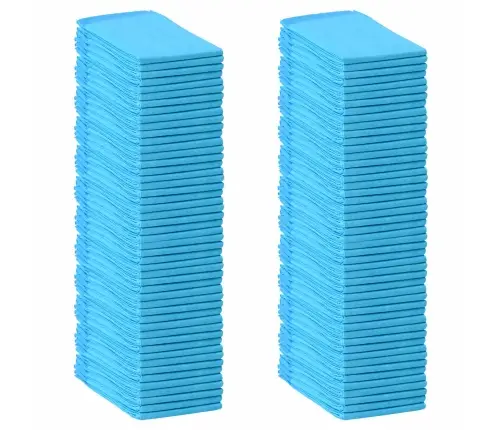 Dzīvnieku Apmācības Paklājs 100 Pcs Zila Un Balta 120 X 80 Cm Vidaxl