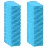 Dzīvnieku Apmācības Paklājs 100 Pcs Zila Un Balta 120 X 80 Cm Vidaxl