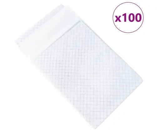 Dzīvnieku Apmācības Paklājs Vienkrāsains 100 Pcs 120 X 80 Cm Vidaxl