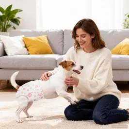 Vienreizējās Lietošanas Suņu Autiņbikses Mātītēm 30 Pcs Balts S Vidaxl