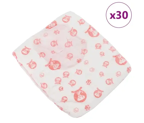 Vienreizējās Lietošanas Suņu Autiņbikses Mātītēm 30 Pcs Balts S Vidaxl