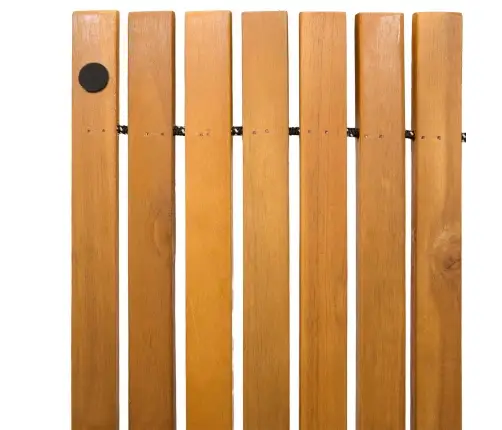 Vannas Paklājs Vienkrāsains Brūna 60 X 40 Cm Koka Vidaxl