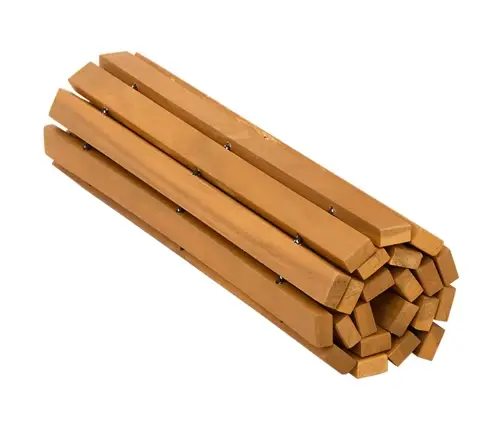 Vannas Paklājs Vienkrāsains Brūna 60 X 40 Cm Koka Vidaxl