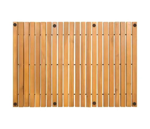 Vannas Paklājs Vienkrāsains Brūna 60 X 40 Cm Koka Vidaxl