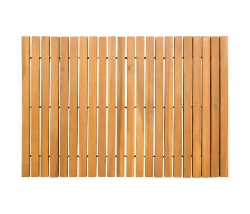 Vannas Paklājs Vienkrāsains Brūna 60 X 40 Cm Koka Vidaxl