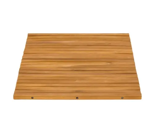 Vannas Paklājs Vienkrāsains Brūna 60 X 40 Cm Koka Vidaxl