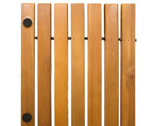 Vannas Paklājs Vienkrāsains Brūna 80 X 50 Cm Koka Vidaxl