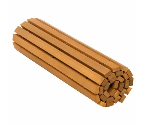 Vannas Paklājs Vienkrāsains Brūna 80 X 50 Cm Koka Vidaxl