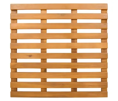 Vannas Paklājs Vienkrāsains Brūna 100 X 53 Cm Koka Vidaxl