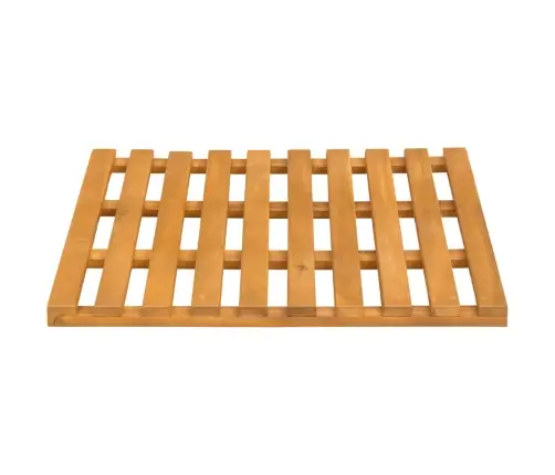 Vannas Paklājs Vienkrāsains Brūna 100 X 53 Cm Koka Vidaxl