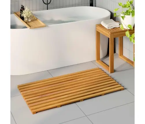 Vannimatt Üksvärviline Pruun 100 X 53 Cm Puit