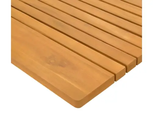 Vannas Paklājs Vienkrāsains Brūna 59 X 40 Cm Koka Vidaxl