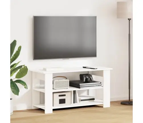 Televizora Statīvs Balts 100 X 40 X 50 Cm Vidaxl