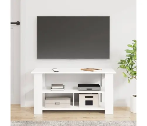 Televizora Statīvs Balts 100 X 40 X 50 Cm Vidaxl