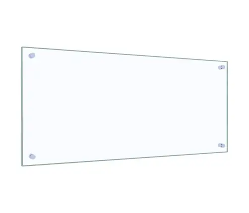 Kögi Splashback 2 Pcs Läbipaistev 90 X 40 Cm Karastatud Klaas