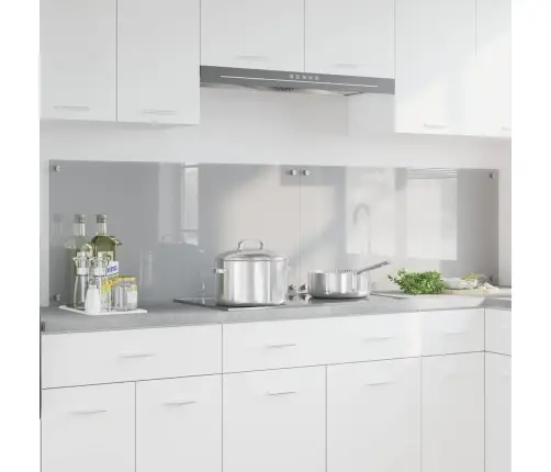 Kögi Splashback 2 Pcs Helehall 100 X 50 Cm Karastatud Klaas