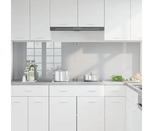 Kögi Splashback 2 Pcs Helehall 100 X 60 Cm Karastatud Klaas