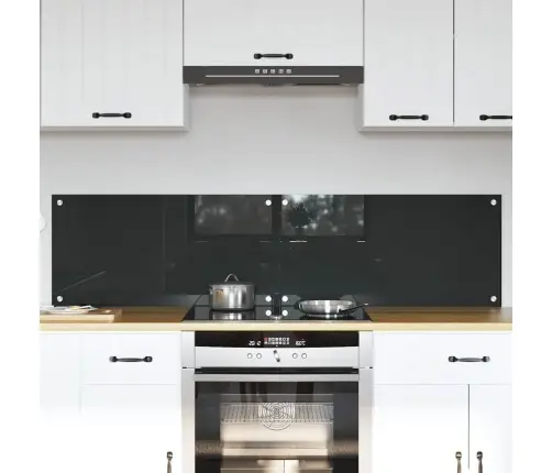 Virtuvės Užpakalinė Plokštė 2 Pcs Tamsiai Pilka 80 X 40 Cm