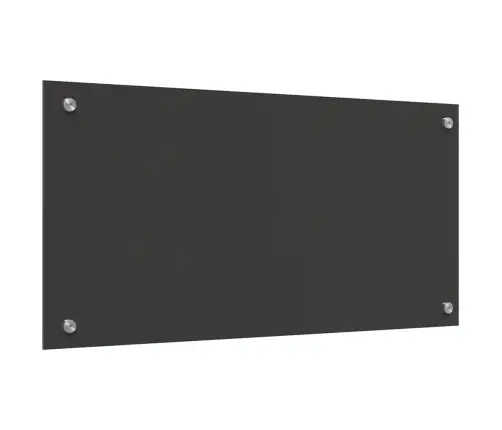 Virtuvės Užpakalinė Plokštė 2 Pcs Tamsiai Pilka 80 X 40 Cm