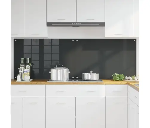 Kögi Splashback 2 Pcs Tumehall 90 X 60 Cm Karastatud Klaas