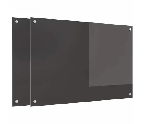 Kögi Splashback 2 Pcs Tumehall 90 X 60 Cm Karastatud Klaas