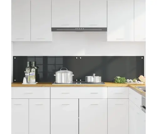 Virtuves Aizsargpanelis 2 Pcs Tumši Pelēks 100 X 40 Cm Vidaxl