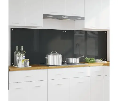 Kögi Splashback 2 Pcs Tumehall 100 X 60 Cm Karastatud Klaas