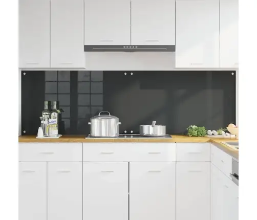 Kögi Splashback 2 Pcs Tumehall 100 X 60 Cm Karastatud Klaas