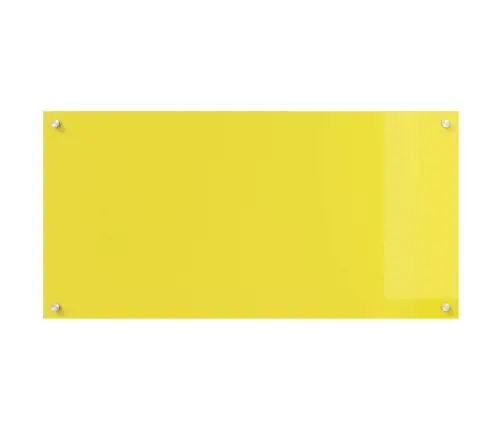 Virtuvės Užpakalinė Plokštė 2 Pcs Geltona 100 X 50 Cm