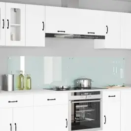 Virtuves Aizsargpanelis 2 Pcs Balts 110 X 50 Cm Rūdīts Stikls Vidaxl Virtuves Aizsargpanelis 2 Pcs Balts 110 X 50 Cm Rūdīts Stikls Vidaxl