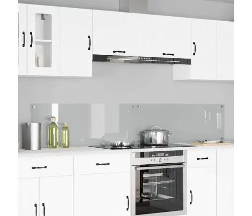 Virtuves Aizsargpanelis 2 Pcs Caurspīdīgs 110 X 40 Cm Vidaxl