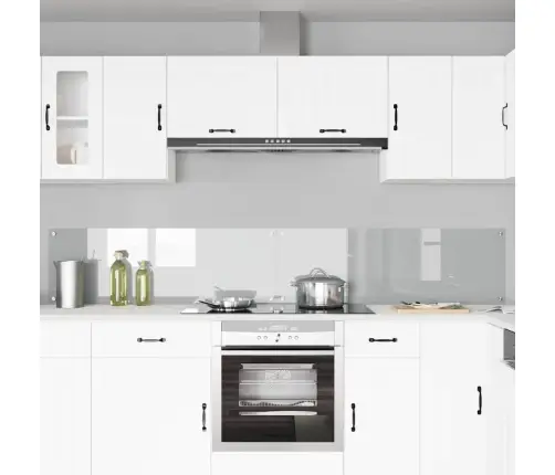 Virtuves Aizsargpanelis 2 Pcs Caurspīdīgs 120 X 40 Cm Vidaxl