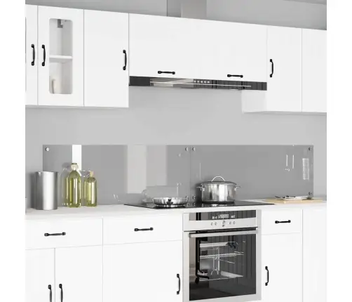 Kögi Splashback 2 Pcs Helehall 110 X 40 Cm Karastatud Klaas