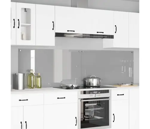 Kögi Splashback 2 Pcs Helehall 110 X 60 Cm Karastatud Klaas