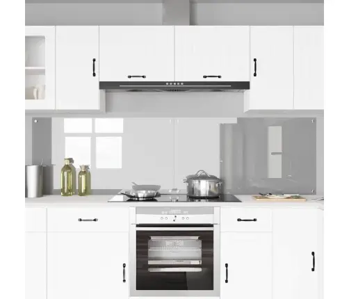 Kögi Splashback 2 Pcs Helehall 110 X 60 Cm Karastatud Klaas