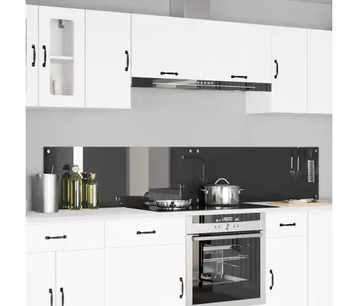 Virtuves Aizsargpanelis 2 Pcs Tumši Pelēks 110 X 40 Cm Vidaxl