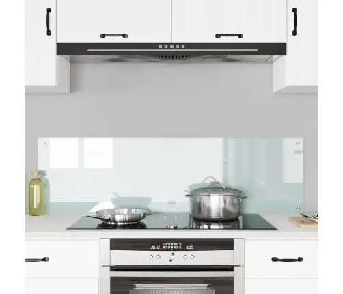 Kögi Splashback 2 Pcs Valge 70 X 40 Cm Karastatud Klaas