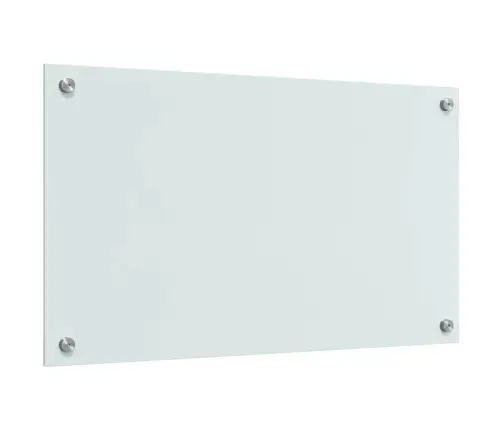 Kögi Splashback 2 Pcs Valge 70 X 40 Cm Karastatud Klaas