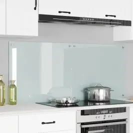 Virtuves Aizsargpanelis 2 Pcs Balts 70 X 60 Cm Rūdīts Stikls Vidaxl