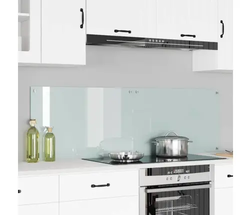 Kögi Splashback 2 Pcs Valge 80 X 50 Cm Karastatud Klaas