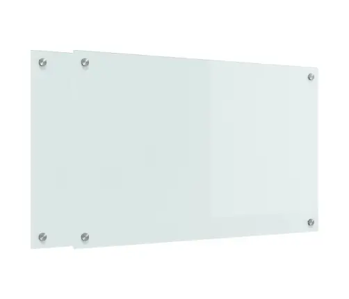 Kögi Splashback 2 Pcs Valge 80 X 50 Cm Karastatud Klaas