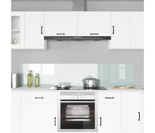 Kögi Splashback 2 Pcs Valge 100 X 40 Cm Karastatud Klaas