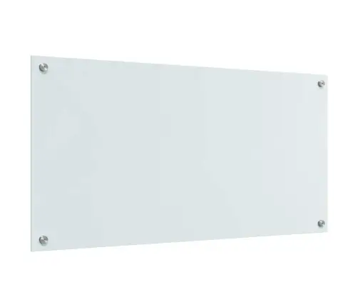 Kögi Splashback 2 Pcs Valge 100 X 50 Cm Karastatud Klaas