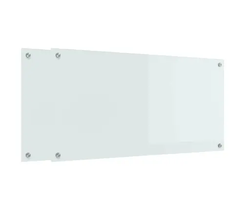 Kögi Splashback 2 Pcs Valge 100 X 50 Cm Karastatud Klaas