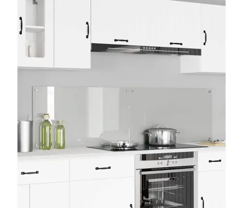 Kögi Splashback 2 Pcs Läbipaistev 90 X 50 Cm Karastatud Klaas