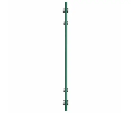 Virtuves Aizsargpanelis Melna 80 X 40 X 0.8 Cm Rūdīts Stikls Vidaxl