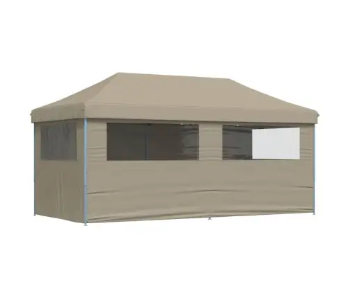 Ballīšu Teltis Pop-Up Pelēkbrūna 580 X 292 X 315 Cm Vidaxl