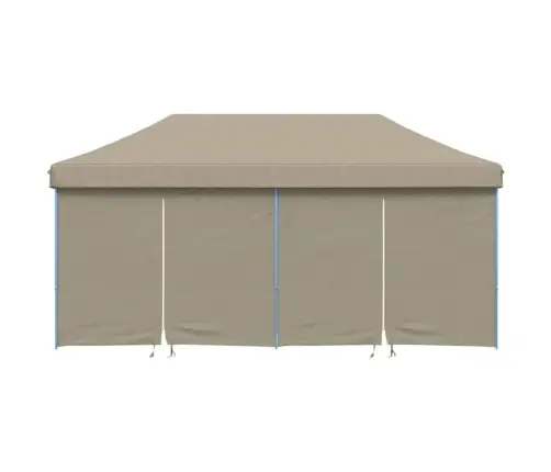 Ballīšu Teltis Pop-Up Pelēkbrūna 580 X 292 X 315 Cm Vidaxl