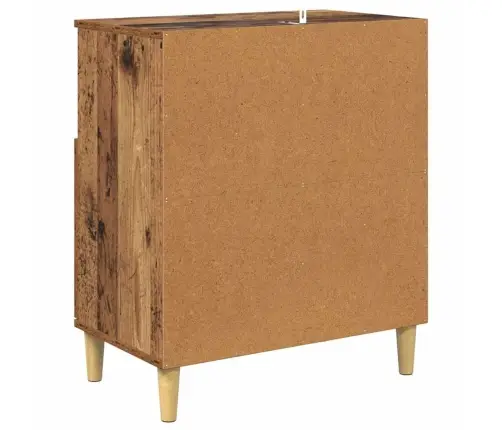 Šoninės Lentynos 2 Pcs Senovinis Medis 60 X 35 X 70 Cm